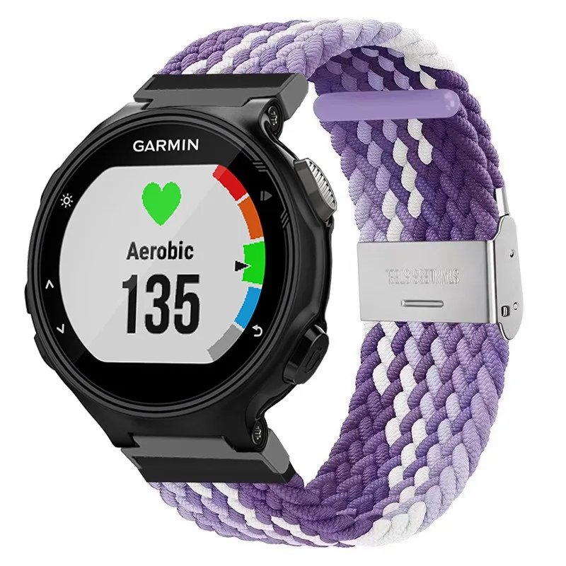 Elastic Braided Nylon Adjustable Watch Band Straps