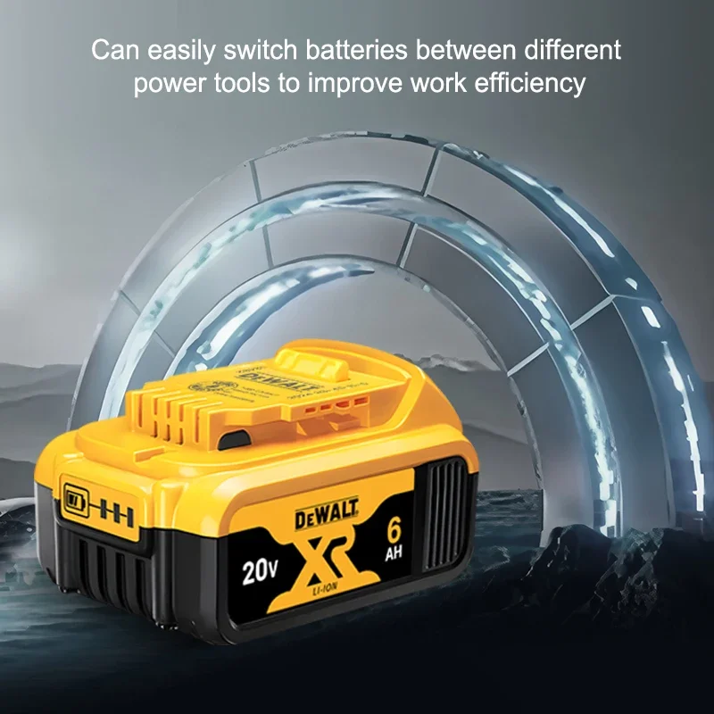 Dewalt lbattery 20V6AH,5AH DCB115,DCB118,DCB200,DCB609 dewalt 20v-60V battery MAX battery charger, fast charging lithium battery 4