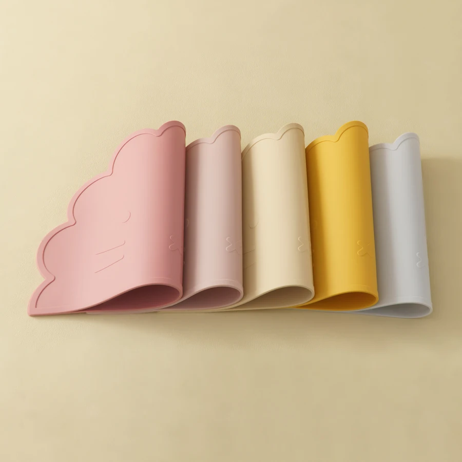 Wholesale Children Baby Tableware Baby Feeding Dishes Plate Mat Kids BPA Free Waterproof Baby Placemat  Baby Accessories 2