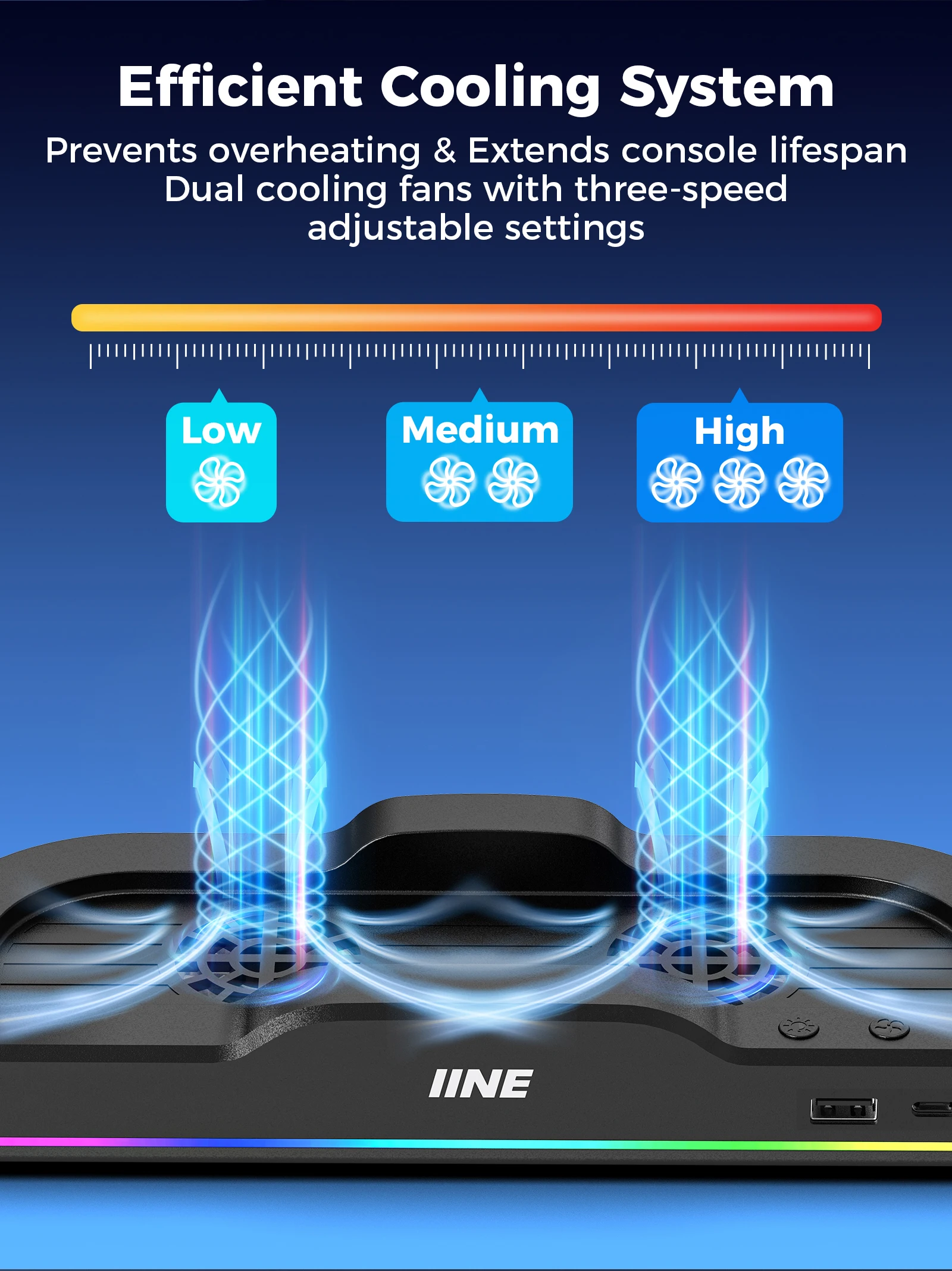 Ventilateur refroidissement Switch 2 RGB