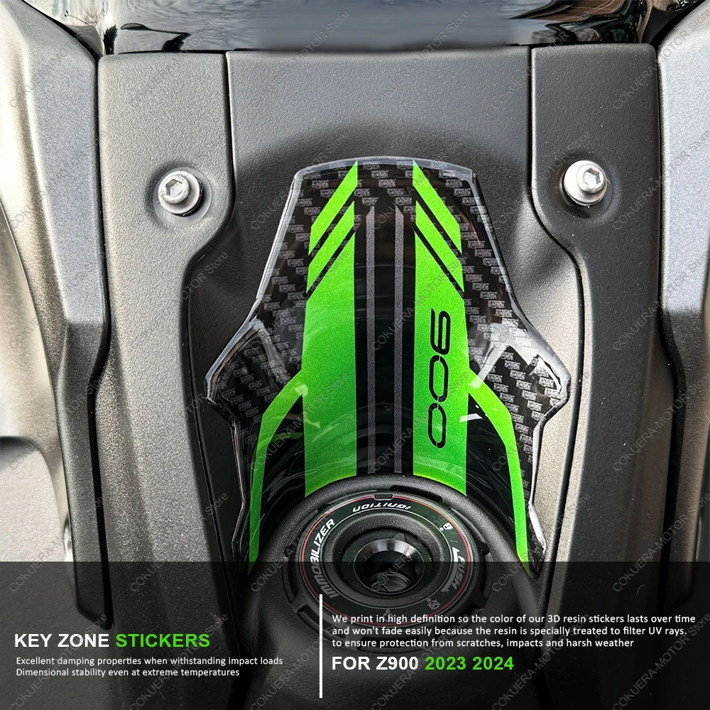 ͻŰ Z900 Z 900 2023 2024 Ű  ƼĿ Ʈ,  ׼, 3D   ƼĿ