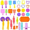 DIY Ice Cream Playdough Mold Plastics Play Dough Accessories For Children Kids Cute Animal Popsicle Plasticine Clay Mould Toys 1