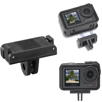 Per DJI Action 4 3 Adattatore magnetico a due artigli Filettatura 1/4 Porta universale per DJI Action 4 /DJI Action 3 Accessori per fotocamera