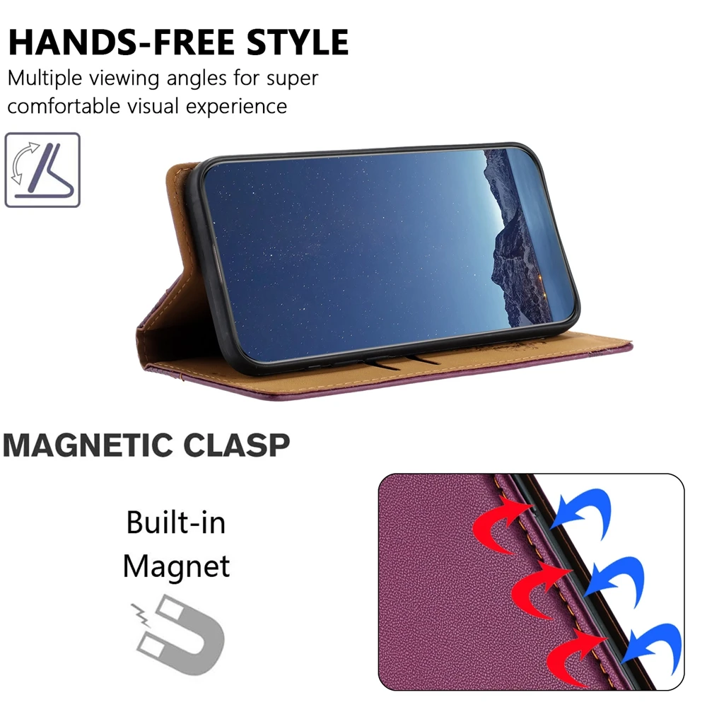 Leather Flip Phone Case
