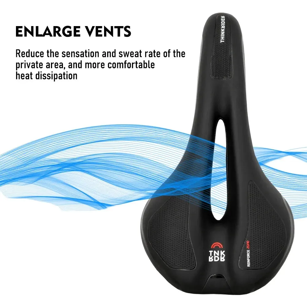 Comfortable Hollow Bicycle Saddle for Men and Women - Ideal for Mountain and Road Cycling