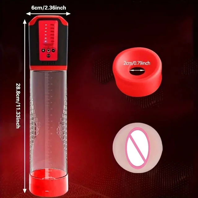 Penis-Pump-Automatic-Electric-Penis Exerciser Enlarger Vacuum Man  Enhancement