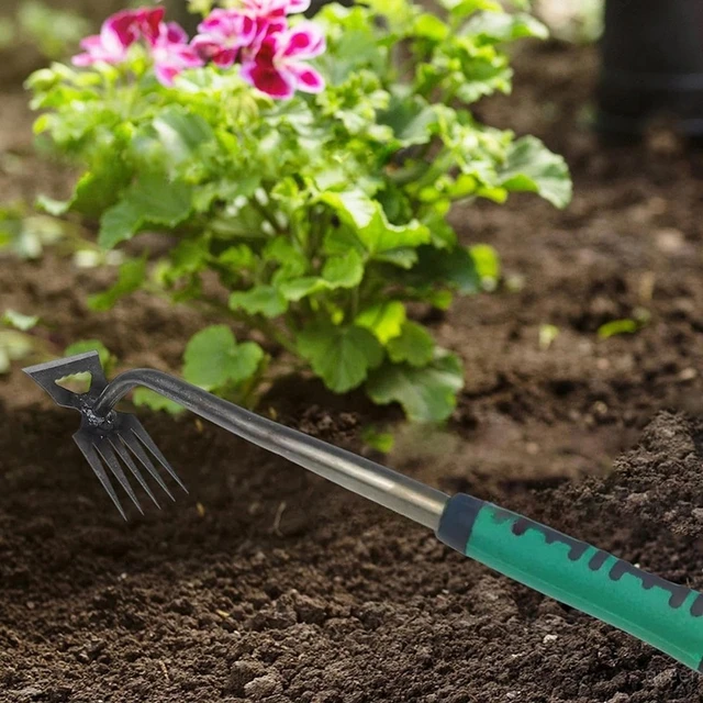 Garden Weeder Tools Planting Shovel Manual Grass Rake Loosening Soil Plowing Rooting Remove Digging Agricultural Hand Tools 3