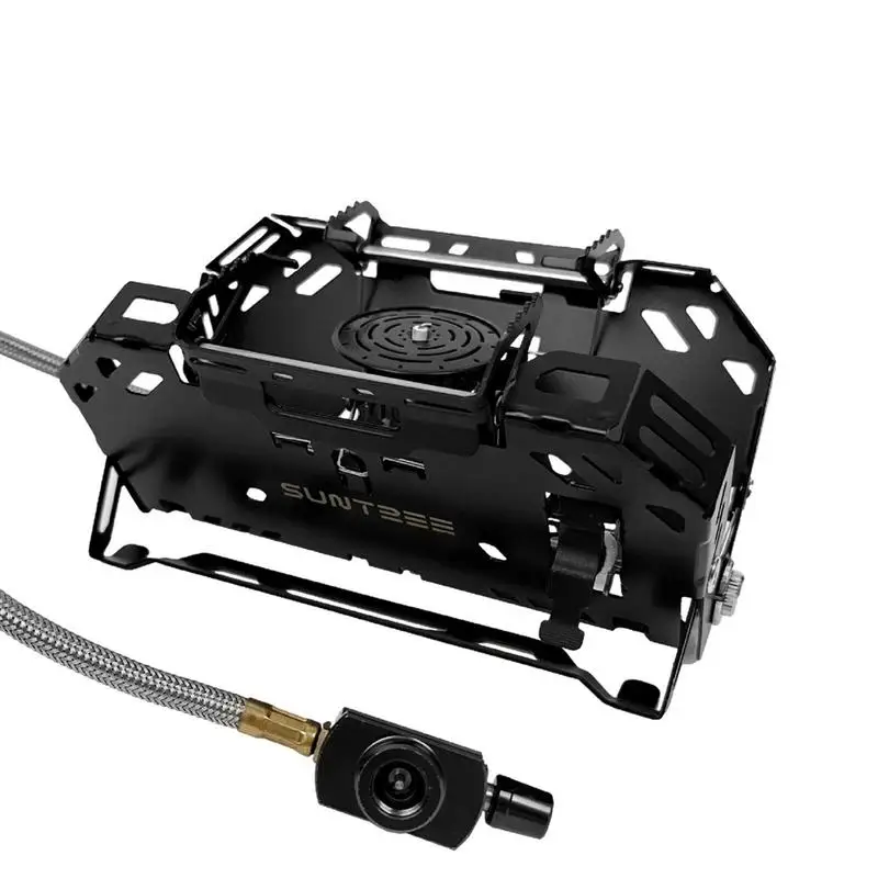 

Foldable Camping Stove Windproof Portable Camping Stove Foldable Burner 2400W Lightweight Backpacking Stove With Carrying Case