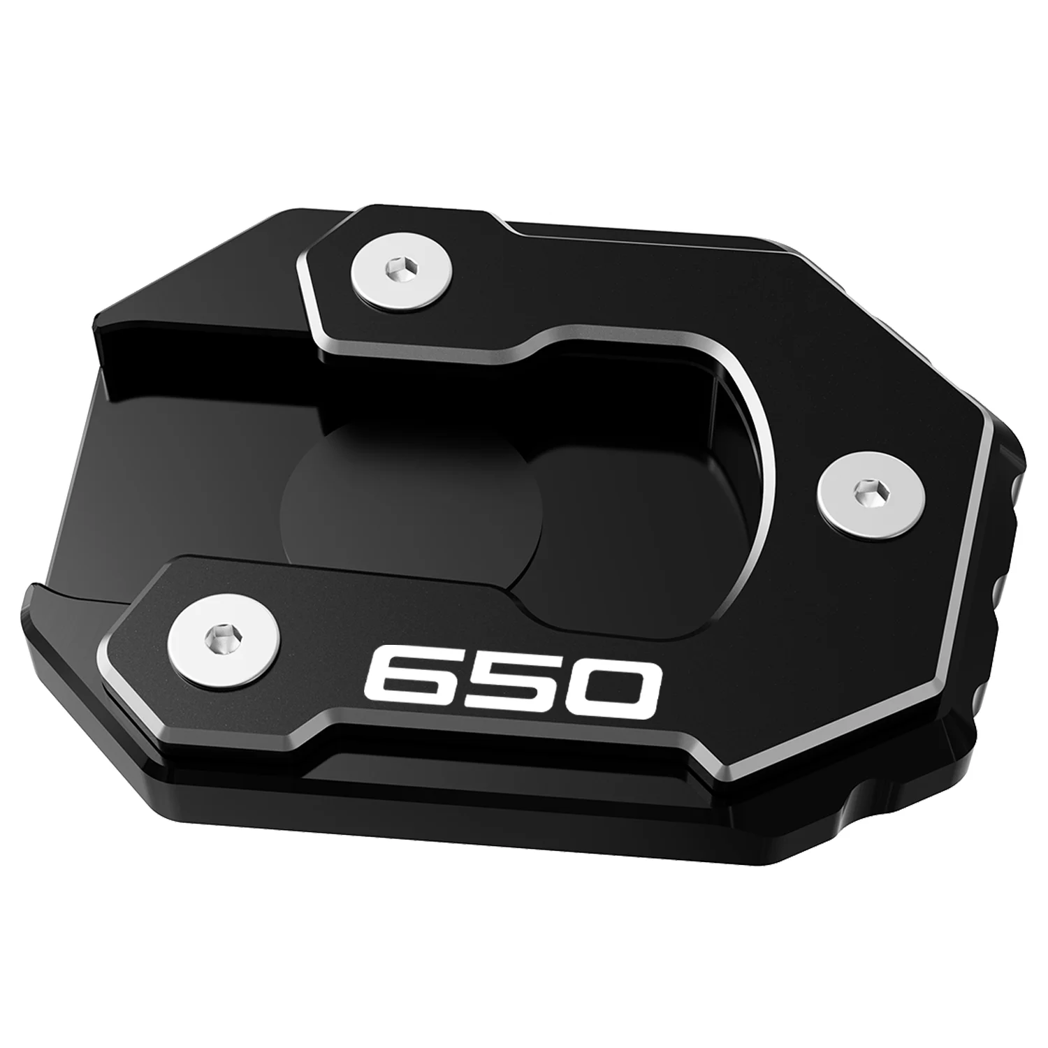 Motorcycle Kickstand Foot Side Stand Extension Pad Enlarger Plate CNC