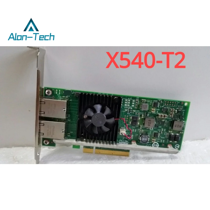 Per I-Ntel X540-T2 Dual 10 Gigabit Porta Elettrica Scheda Di Rete Rj45 Dell 3 Dfv8 K7H46 Sinology Super Micro Di Seconda Mano 90% Nuovo