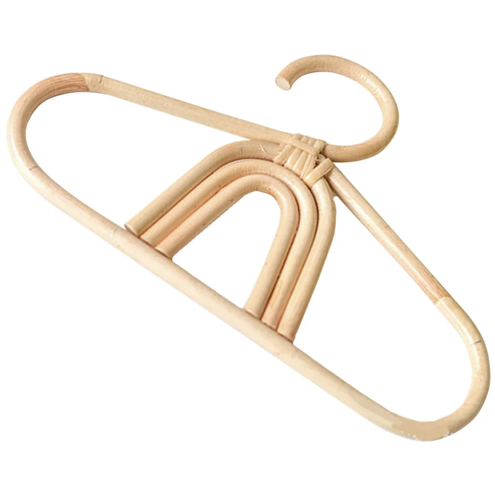 

Rattan Kids Clothes Hanger Toddler Infant Nursery Hanger Rattan Baby Hanger