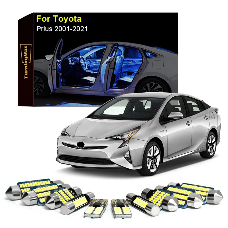 

Canbus Interior Lighting LED Bulbs Kit Package For Toyota Prius 2001-Now Trunk Dome Reading Lights Indoor Lamps Car Accessories