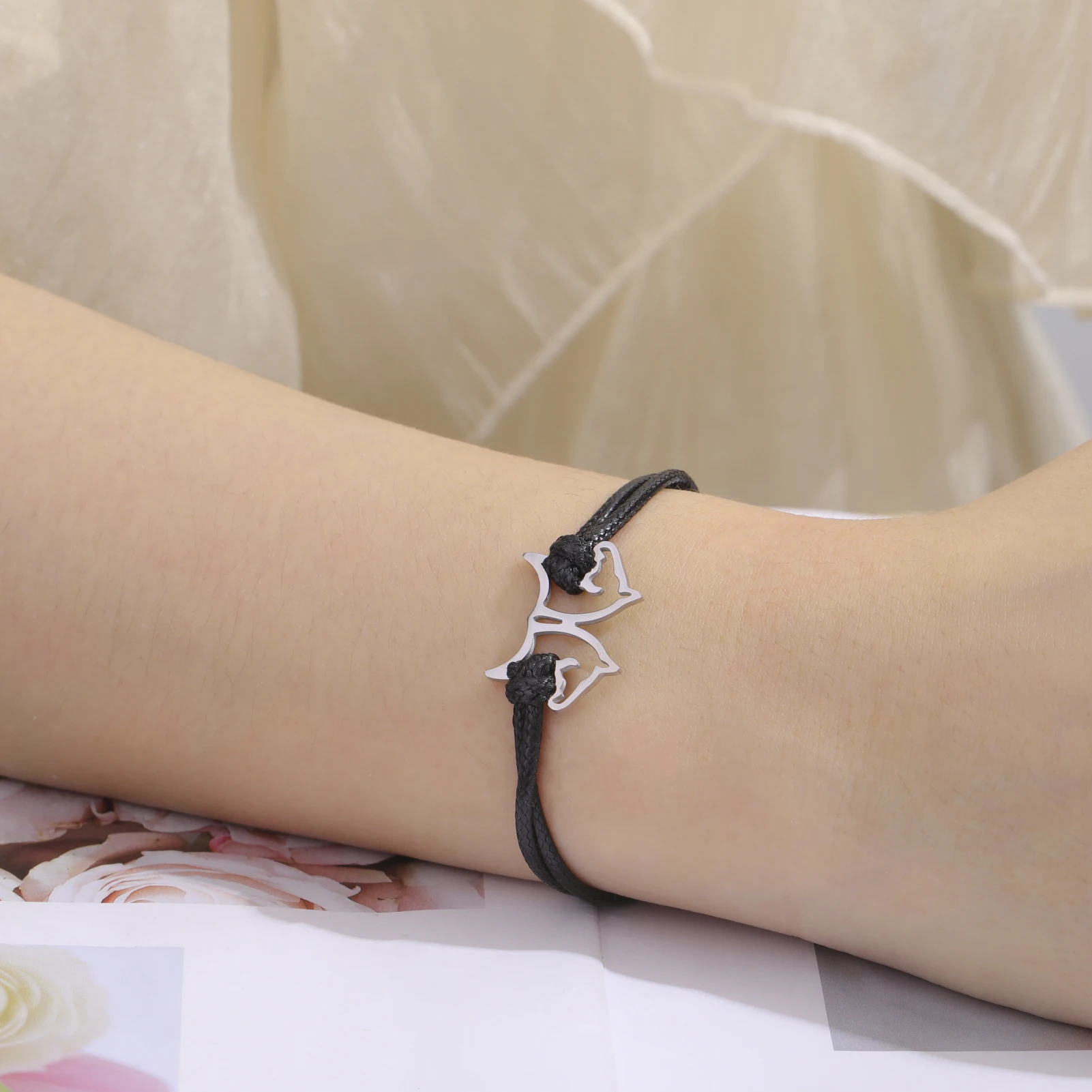 My Shape Braccialetto con ciondolo a forma di cavallo Punk catena di grano per uomo donna bracciali in lega di zinco braccialetto gioielli di moda pulsera caballo  36