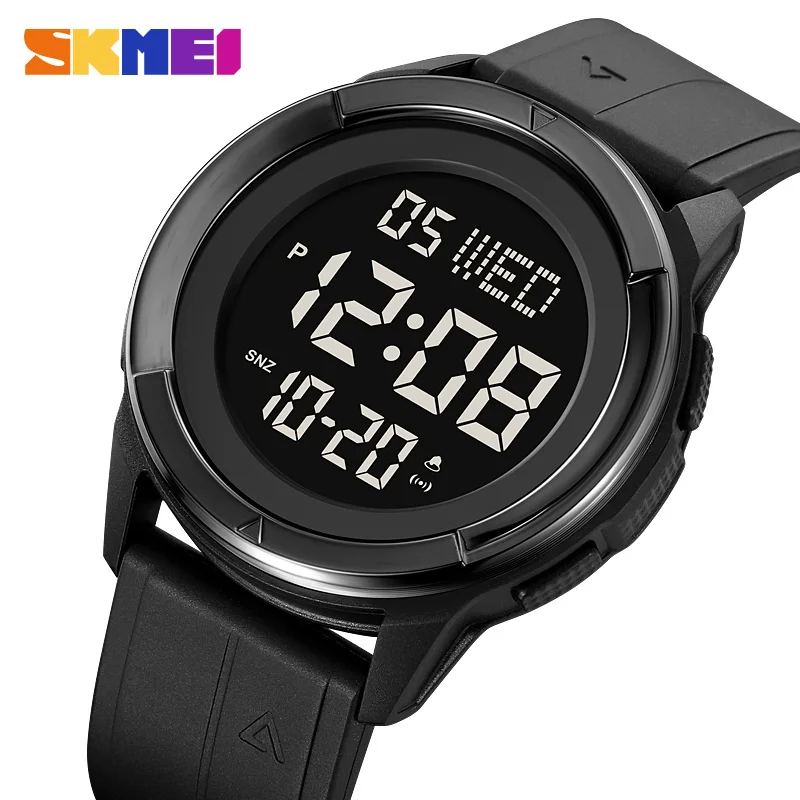 SKMEI Fashion Sport Multifunctional Digital Watch For Men Waterproof Alarm Countdown Military Electronic LED Wristwatch Reloj