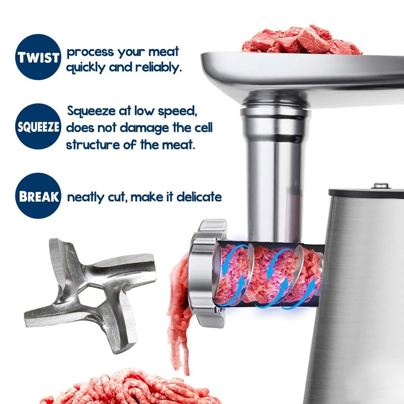 

For Moulinex Meat Grinder Knife Mincer Blade Kitchen Appliance Parts For HV2 HV3 HV4 HV6 HV8 ME406 ME420 ME605 ME650