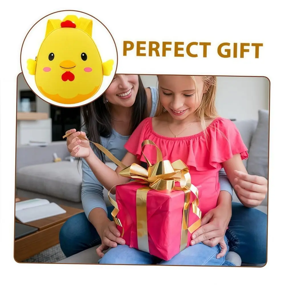 Unique 3D Egg Shell Backpack Large Capacity Simulation Chick Backpack Waterproof Cartoon Children SchoolBags Kid Gift 2