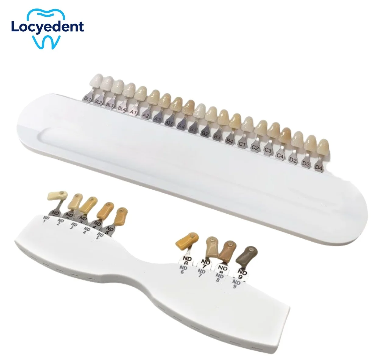 Guía de sombra clásica para blanqueamiento dental, guía de troquel Natural IPS, Material de porcelana de 9/20/29 colores Vivadent