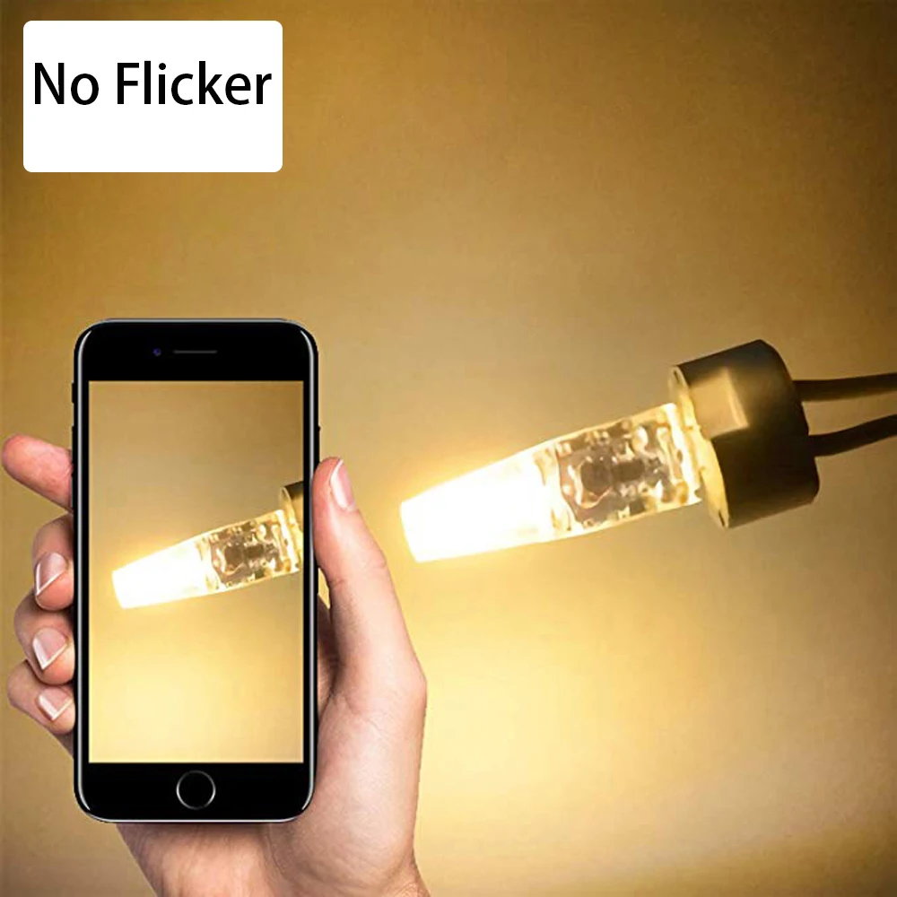 LED COB 샹들리에 LED 광원 실리콘 전구, G4 LED 램프, 크리스탈 사파이어 램프, 2W, 3W, 5W, AC, DC12V
