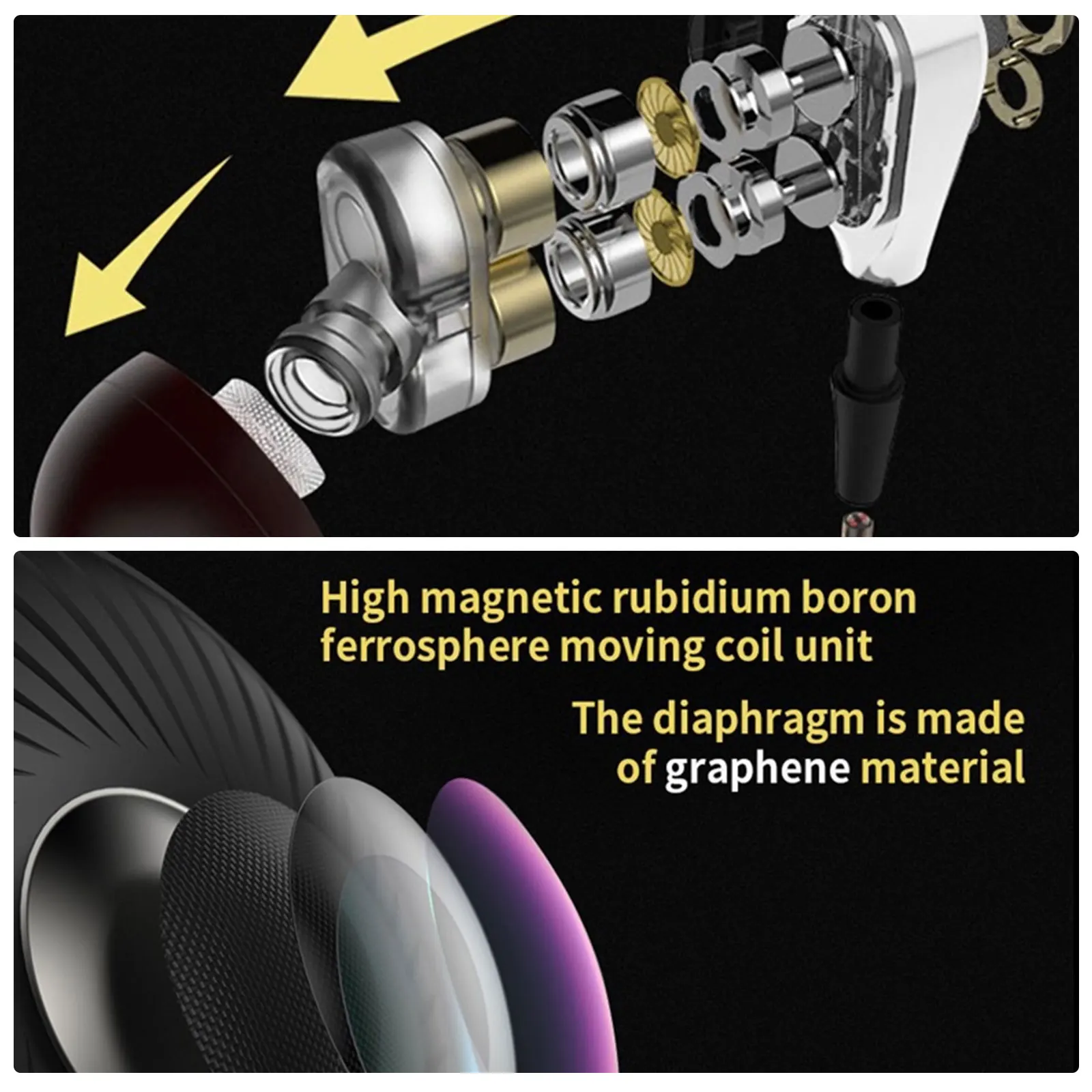 Wired In-Ear Earbuds with Microphone - Deep Bass & Clear Sound with Noise Isolation
