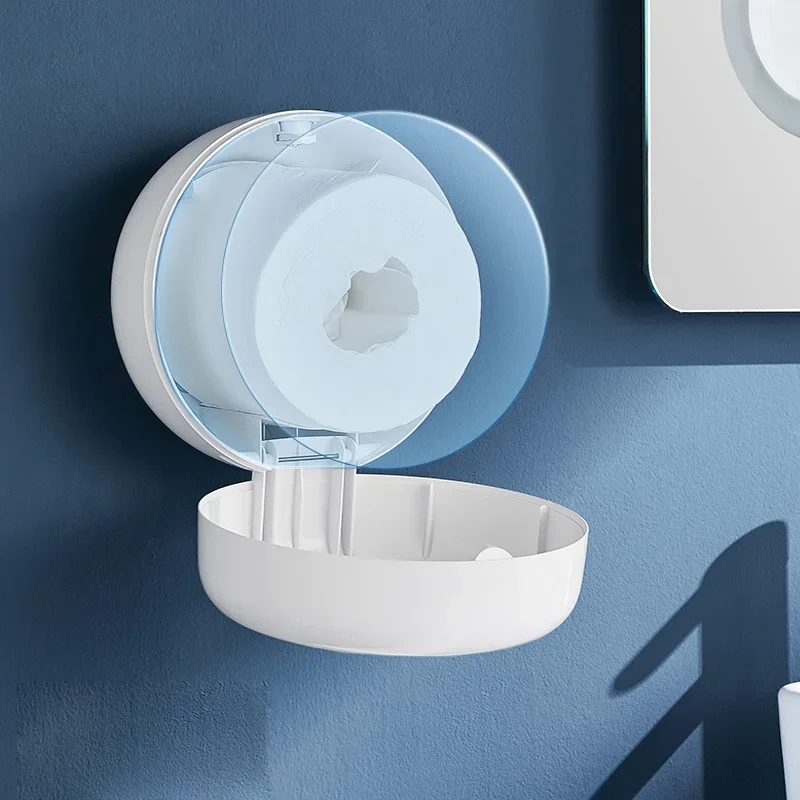 Automatic paper cutting rack hotel bathroom large roll paper box waterproof center bathroom accessories toilet roll holder