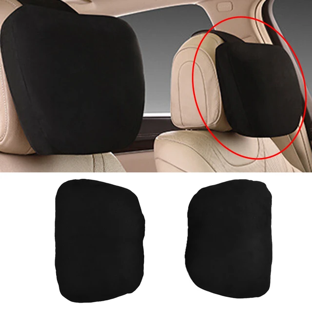 Techinal 2 Pcs Universal Car Headrest S Class Ultra Soft Pillow For  Mercedes Benz Maybach 