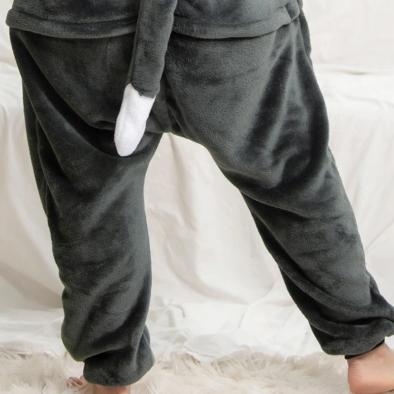 Kigurumi Adult Pyjamas Cosplay Costume Grey Wolf Onesie Sleepwear Women Men Animal Jumpsuits Suit Unisex Pajamas Party Clothing