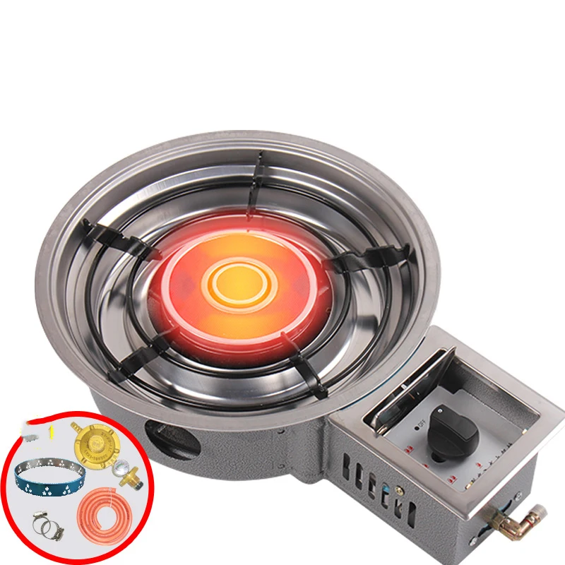 Gas stove Infrared natural gas gas single stove Gas embedded fire boiler Energysaving liquefied