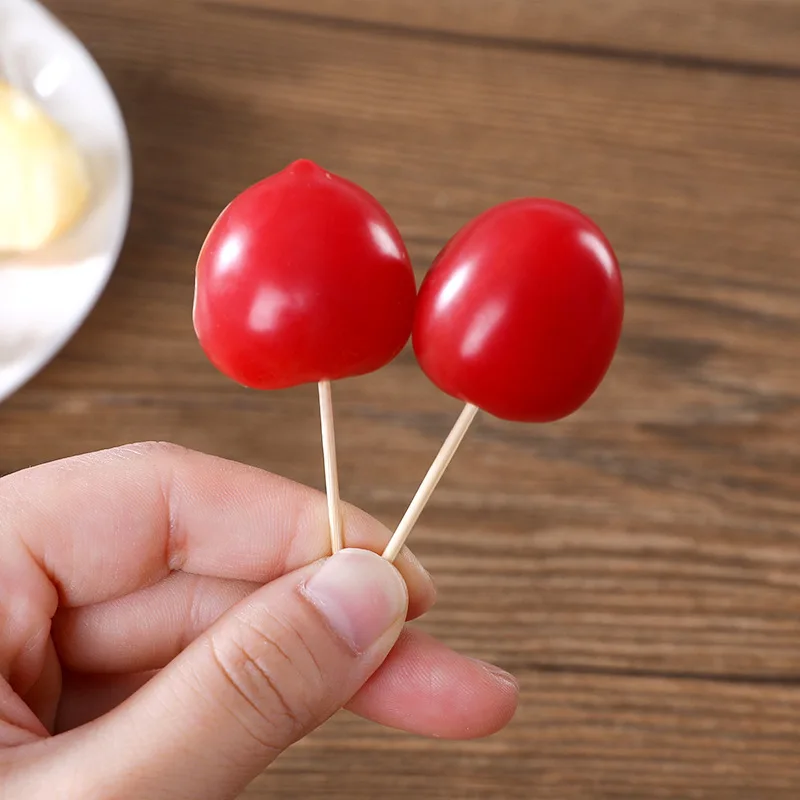 Bamboo Toothpick 500Pcs Disposable Natural Toothpicks Family Restaurant Hotel Accessories Kitchen Fruit Toothsticks toothpick set toothpicks set retractable toothpick toothpick bottle bamboo food picks