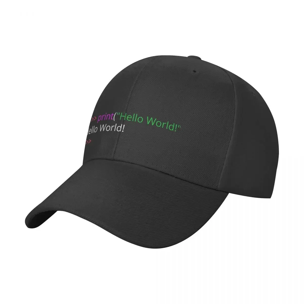 

Бейсболка Hello World Code Мужская, хлопок, регулируемая, модная повседневная Кепка для вождения грузовика