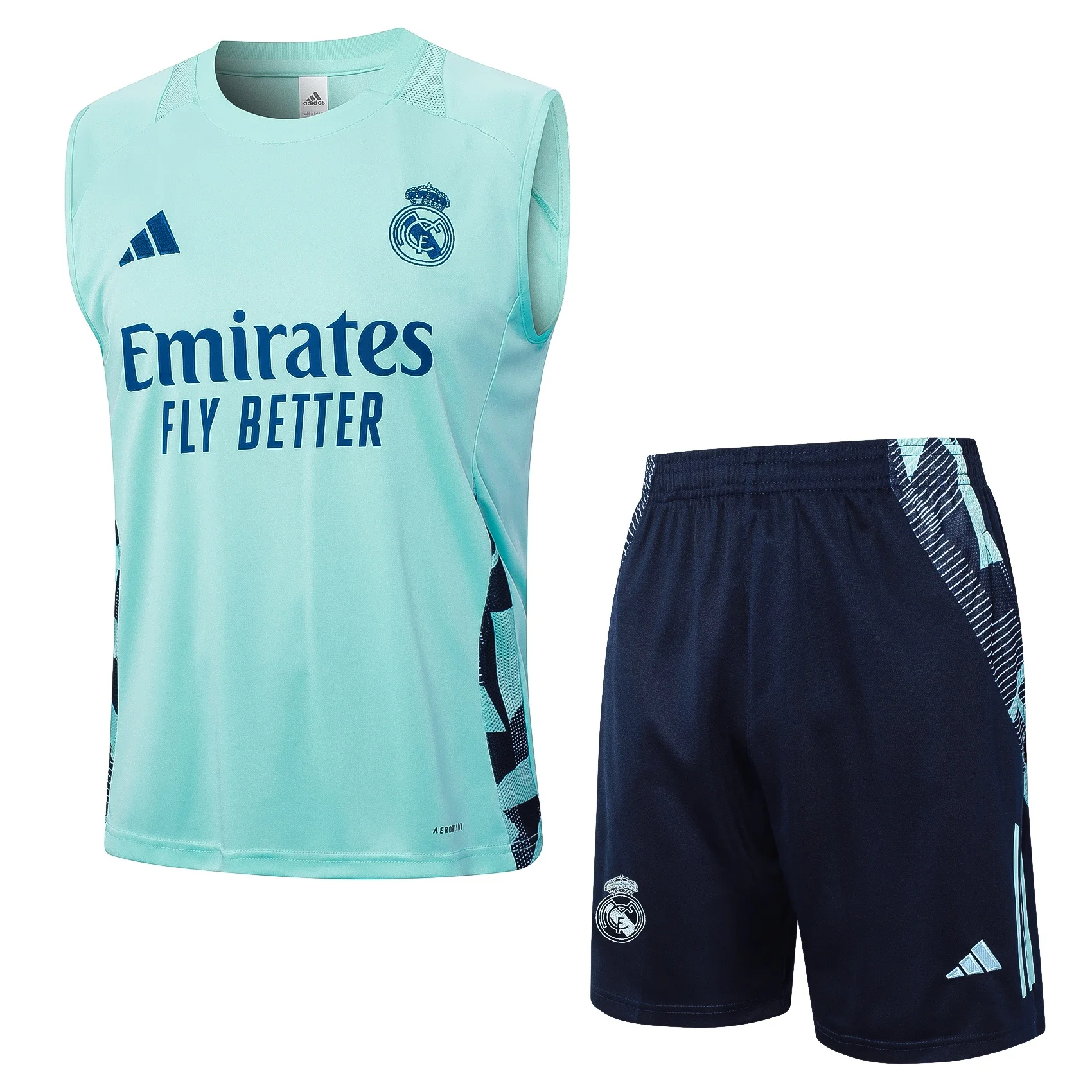 Adidas Football Shoes Sleeveless Jersey Set Men Authentic Breathable Durable Quick-dry Retro Sleeveless Jersey Set Grey