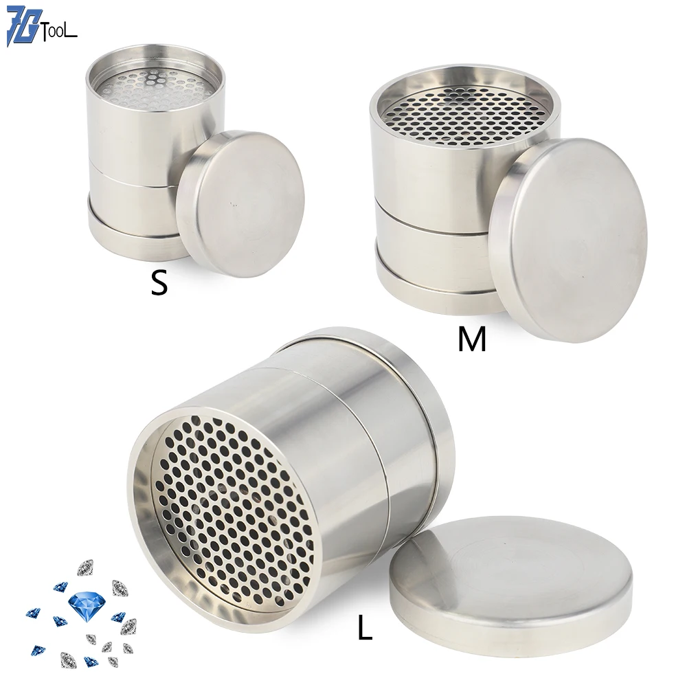 

Stainless steel Diamond Sorting Sieve Plates for Gem Loose Stones Jewelers Diamonds Size Separator Jewelry tools