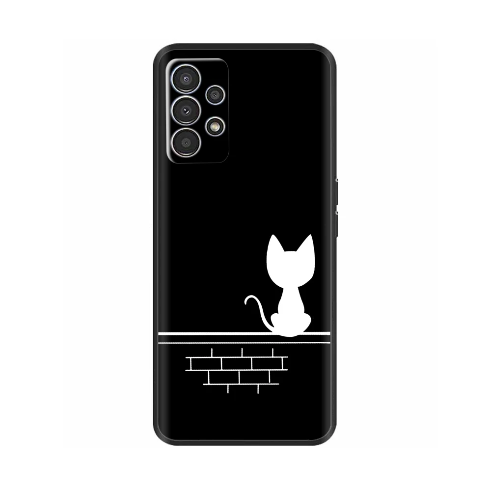 Black Shockproof Silicone Phone Case - Soft Protective Back Cover