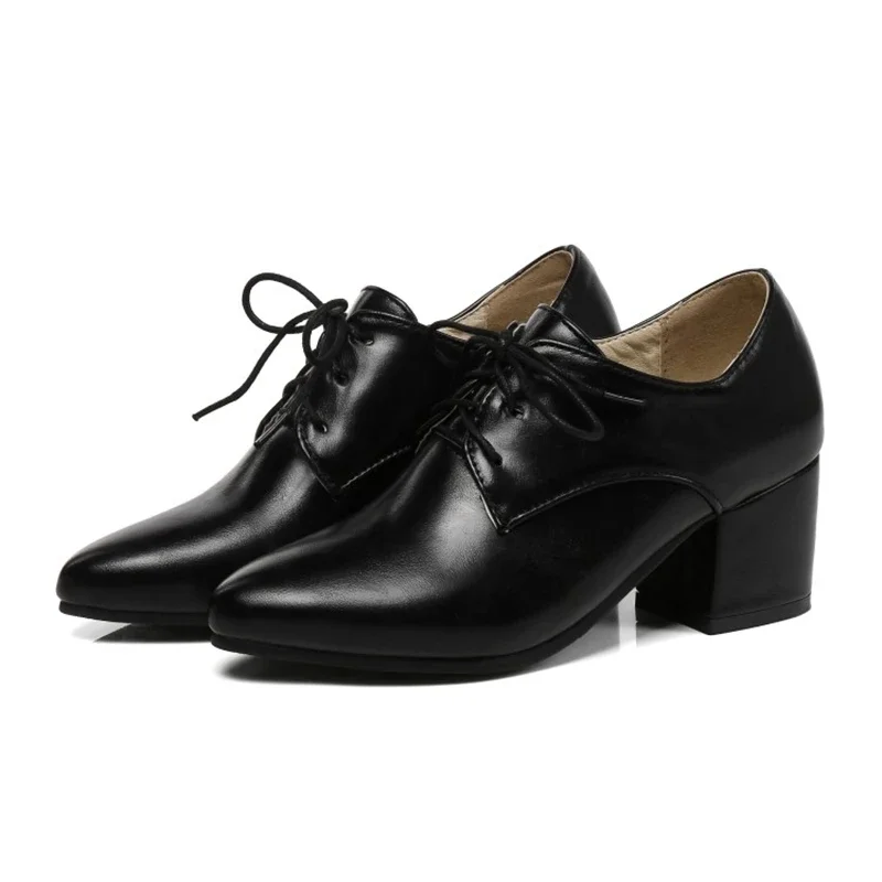 

Женские туфли на низком каблуке 6 см, размеры 32-45