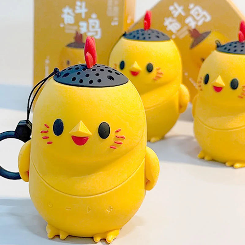 Mini Cartoon Bluetooth Speaker IP65 Waterproof TWS Connection Stereo Soundbar Portable Cute MP3 Music Player Support TF Card