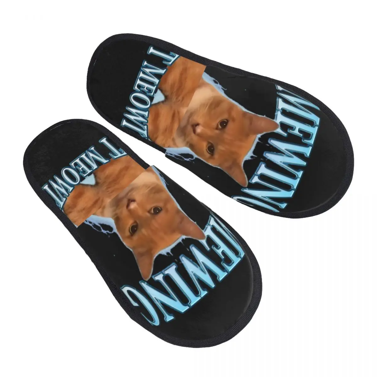 

Женские хлопковые шлепанцы с мемом, смешные Тапочки для дома, сланцы из пены с эффектом памяти, не скользят