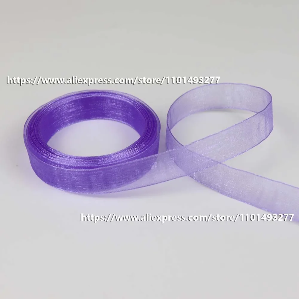 5 Yards Organza Ribbon for Gift Wrapping and Crafting