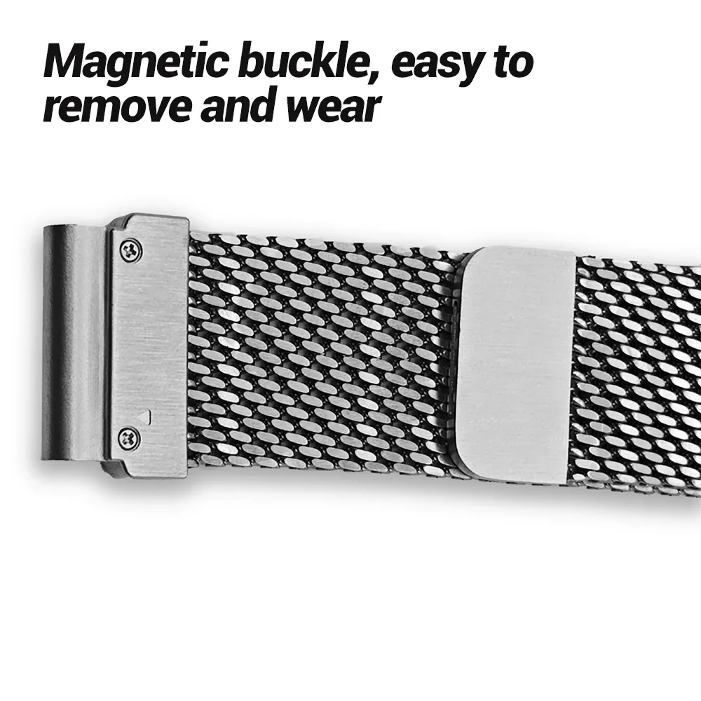 Milanese Loop Bracelet QuickFit Strap - Premium Band for Smartwatches, 26mm/22mm