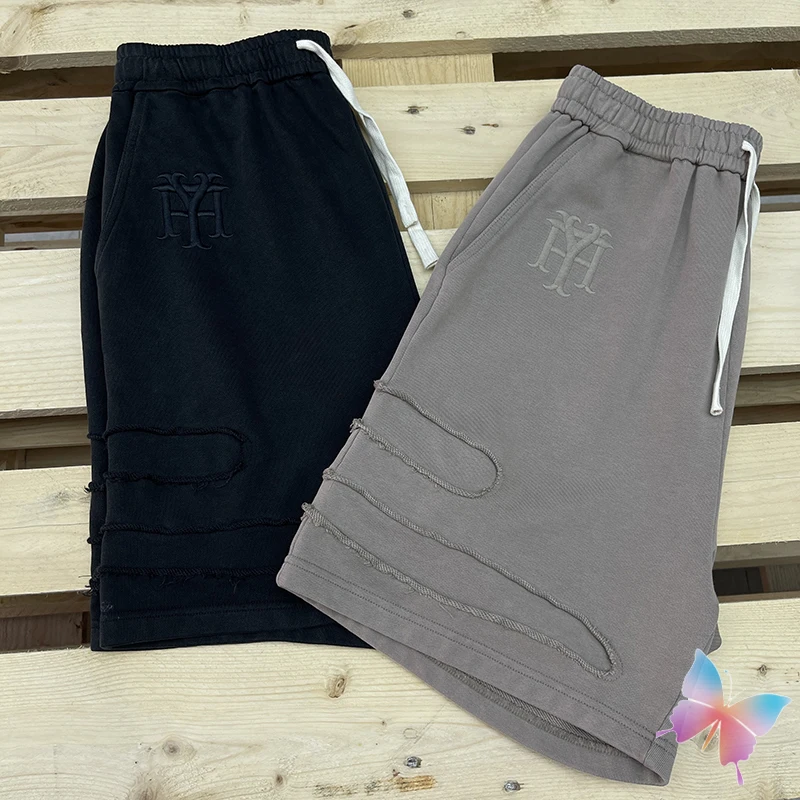 

Summer Embroidered Logo Pocket Askyurself Drawstring Shorts Hiphop Street Casual Loose Pants Men Women ASK Shorts