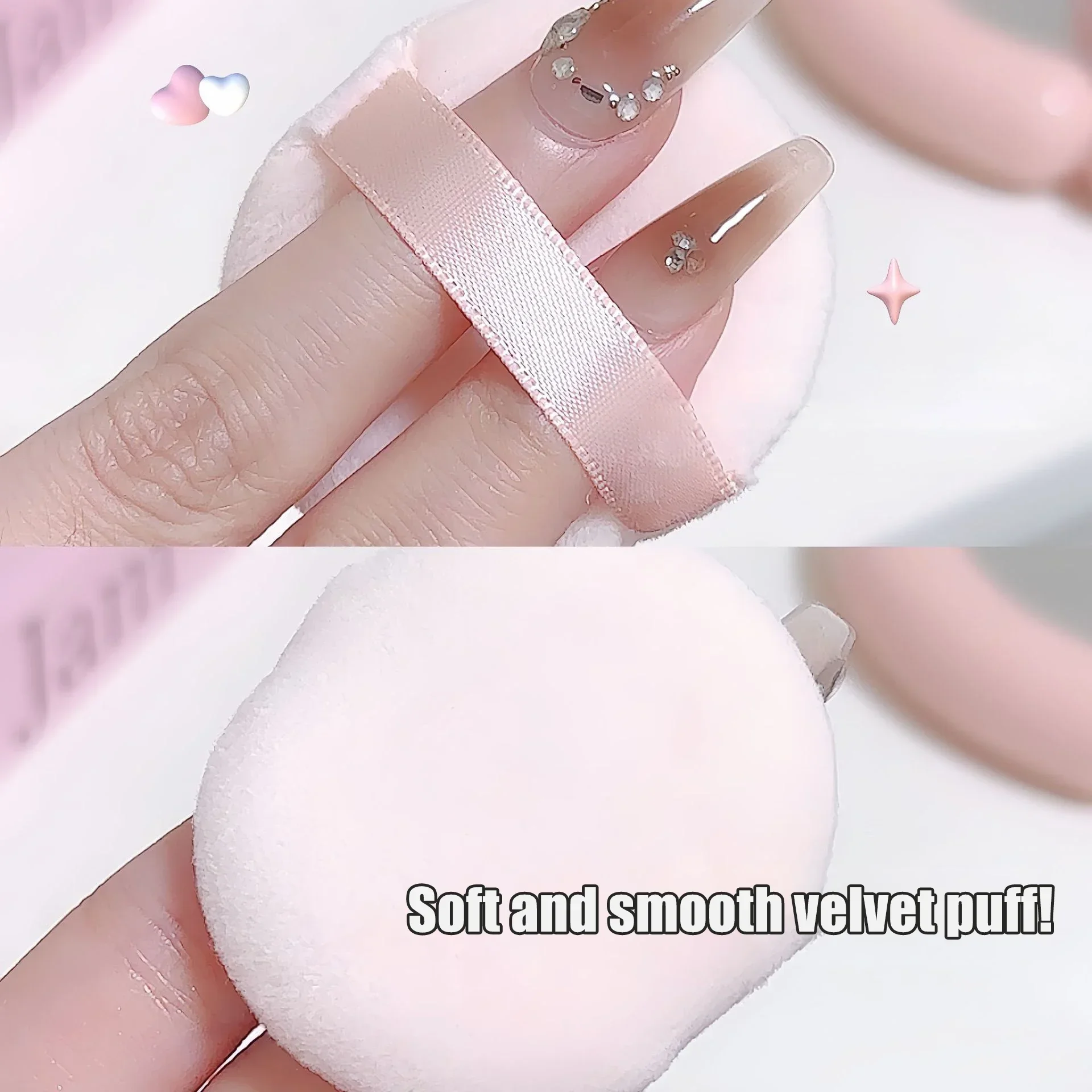 Air Setting Loose Face Powder Transparent White Long Lasting Matte Finish Makeup Oil Control Coverage With Puff
