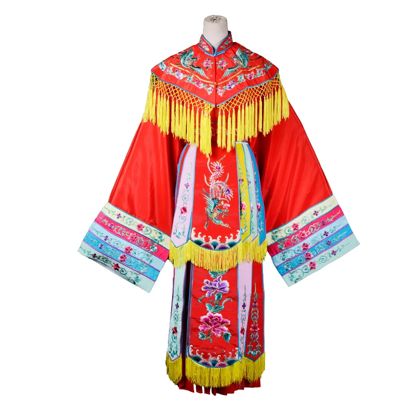 Costume Colorful Palace Costume Peking Opera Play Performance Costumes Drunk Long White Silk Sleeves