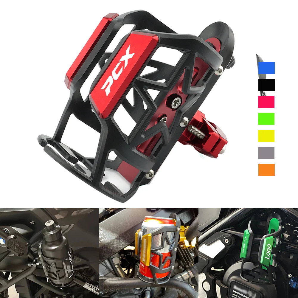

For HONDA PCX 125 PCX125 PCX 150 PCX150 2018 2010-2023 CNC Accessories Beverage Water Bottle Drink Cup Holder