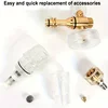 [Adjustable Snowflake Spray Gun] High Pressure Foam Pot, Transparent Adjustable Snowflake Foam Spray Gun, Aluminum Car Washer, 4
