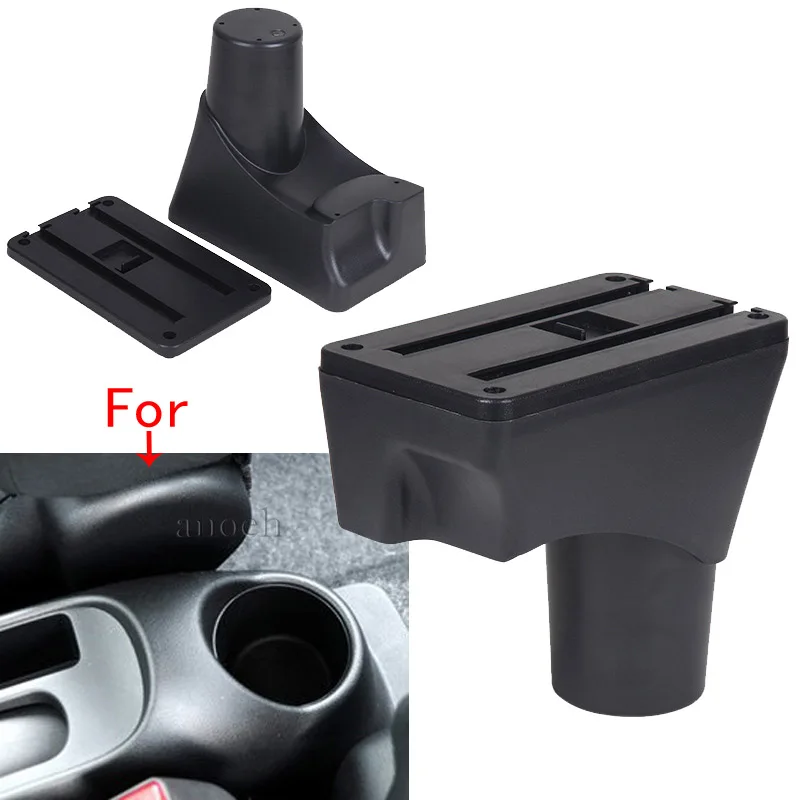 Para nissan march micra k13 caixa de apoio de braço para nissan sunny carro braço caixa de armazenamento retrofit peças acessórios do carro 2010-2022