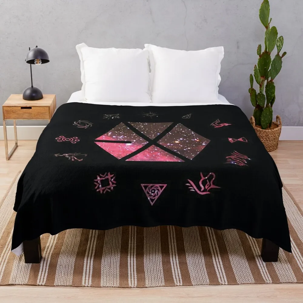 

EXO Throw Blanket Luxury Designer Single funny gift Vintage Blankets