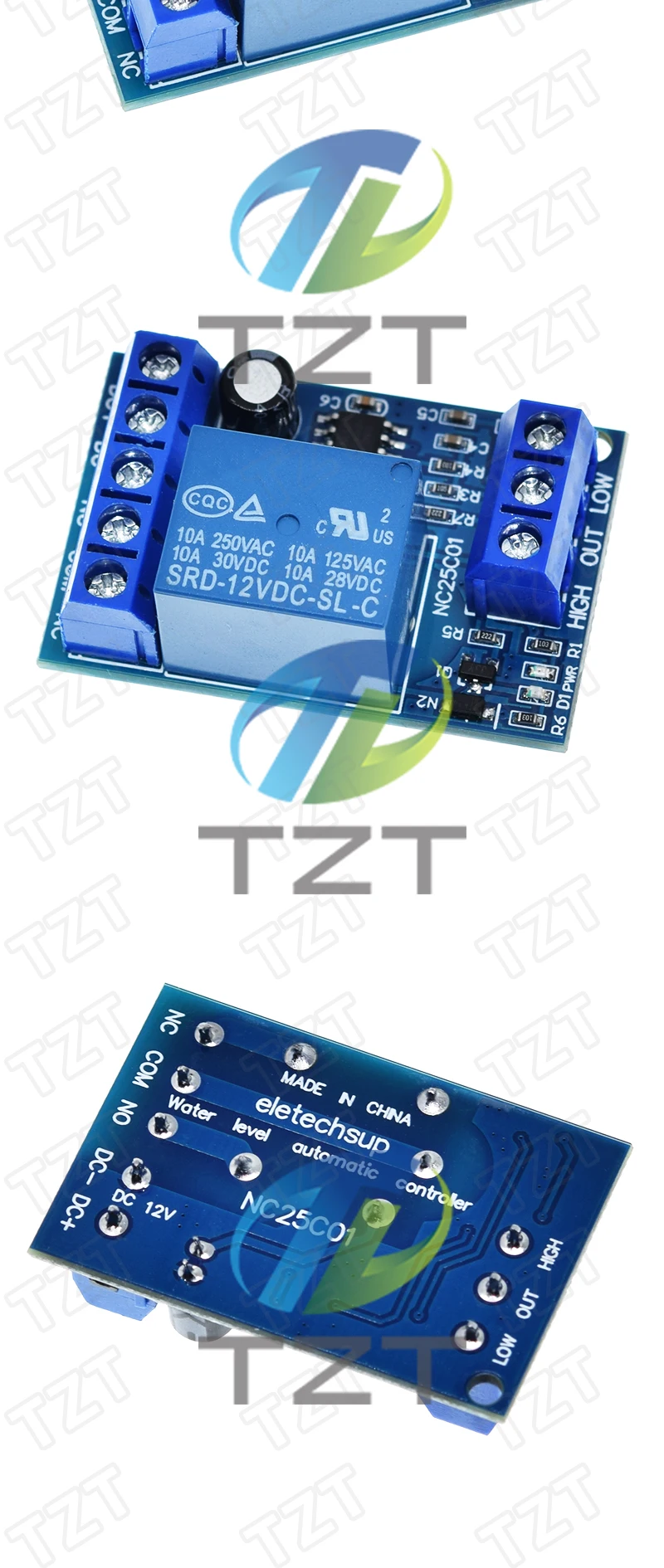 DC 12 V 2 in 1 Pumpe Gießen Wasser Automatische Controller Flüssigkeit Niveau Sensoren Schalter Relais Modul Für Motor Aquarium anlage Irrigav – Detail 7