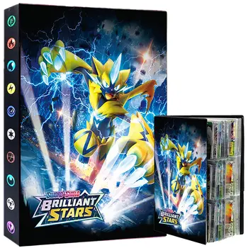 432 Cards Pokemon Album Book Collection Holder Toys 9 Pocket Anime Map Game Card Binder Folder Top Loaded List Toy Gift For Kids 1
