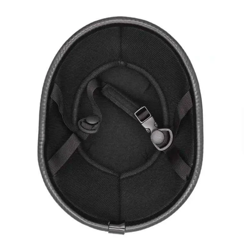 Reliable Durable Safe Helmet Vintage Quick Release Buckle ABS Open Face Half Helmet for Mountain Bike Motorcycle Accessories