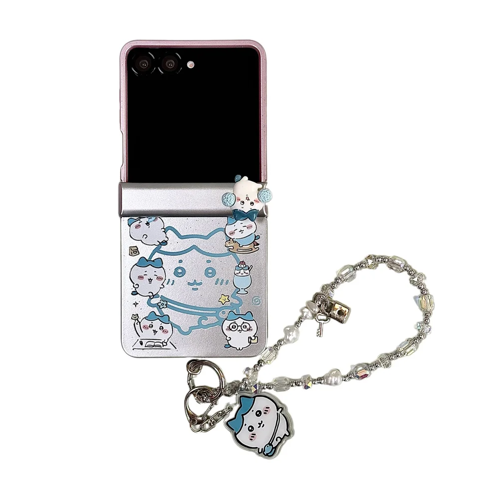 Charming Kawaii Little White Bear Magnetic Stand Phone Case - Cute New Cover