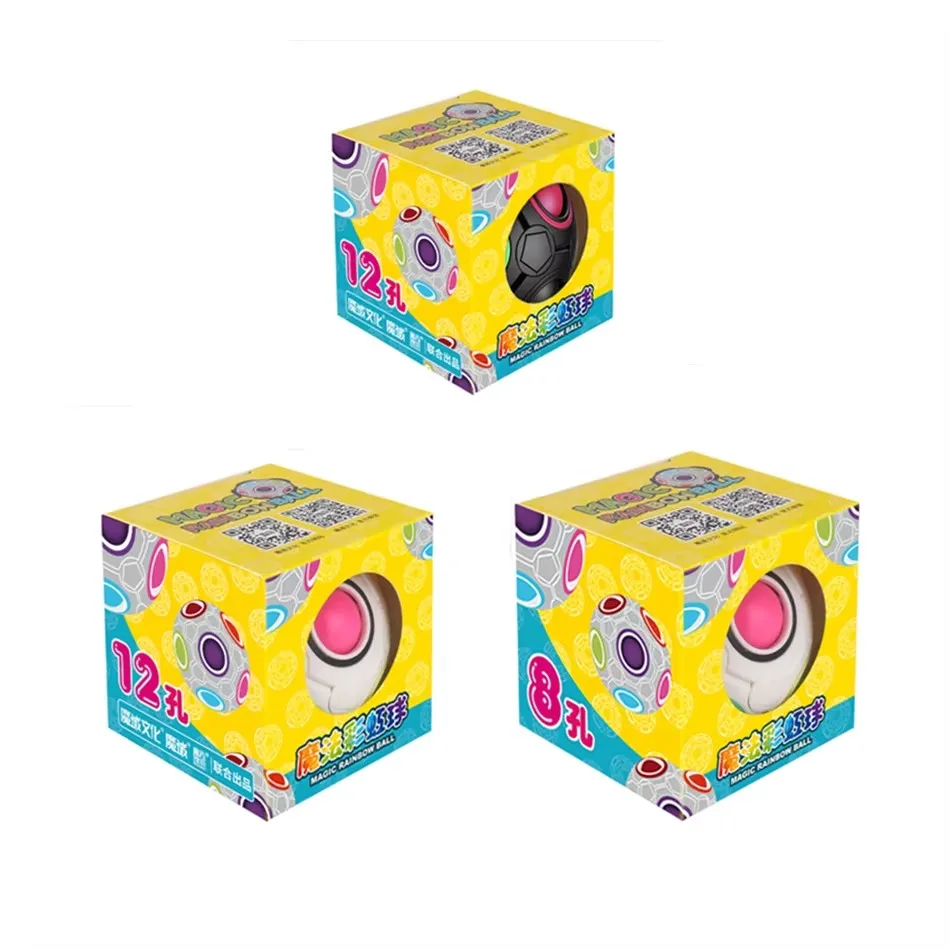 Vibrant Rainbow Sphere Puzzle Toy - Creative Educational Gift