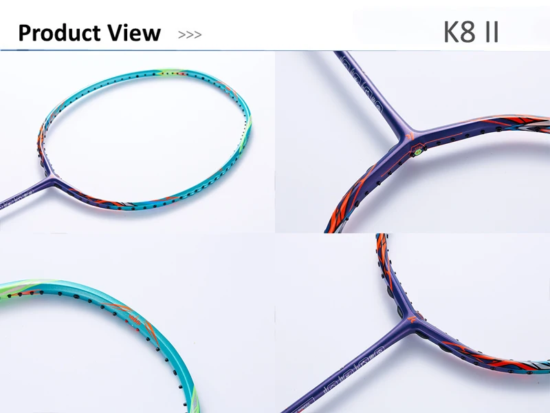 Kawasaki Badminton Racket Single Shot Ultra Light Full Carbon Offensive Professional Advanced